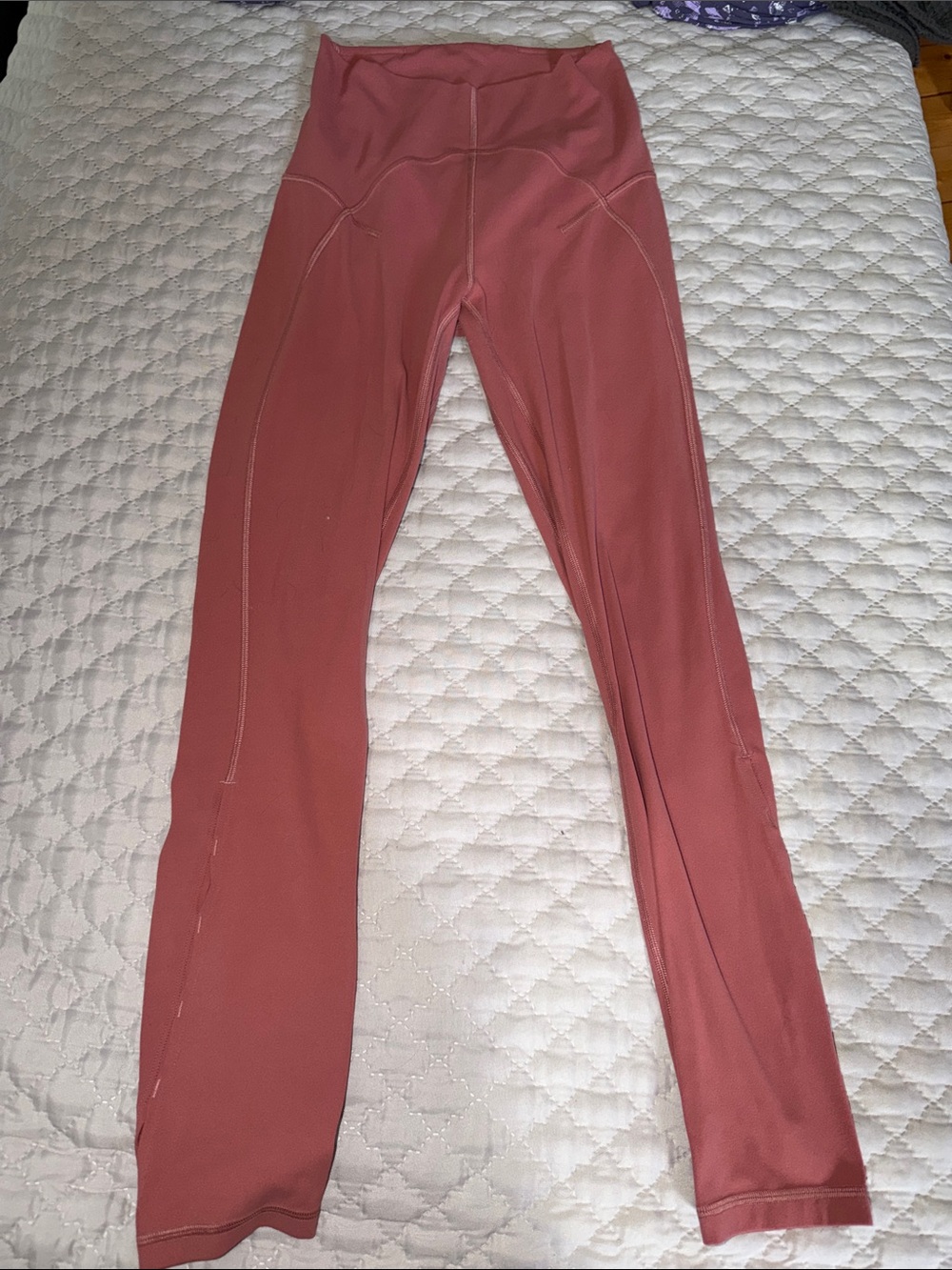 lululemon athletica Kids High-Waist Leggings — Mauve Pink